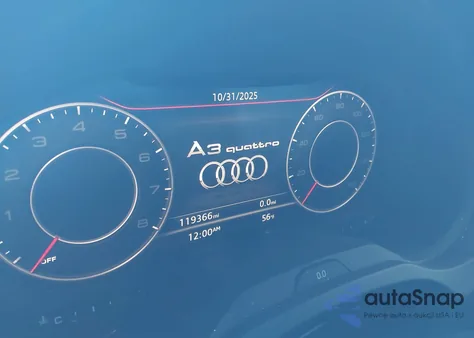 2017 Audi A3 2.0T Premium z USA, uszkodzony, nr VIN WAUJ8GFF4H1017212